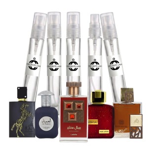 Kit 5 Decants Lattafa 10 ml Unisex