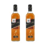 Paquete De 2 Whisky Johnnie Walker Black Label Blended Scotch 750 ML