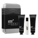 Set Mini Montblanc Legend 3Pzs 7.5Ml Edt Spray/ Shower Gel 30Ml/ After Shave 30Ml
