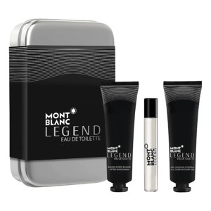 Set Mini Montblanc Legend 3Pzs 7.5Ml Edt Spray/ Shower Gel 30Ml/ After Shave 30Ml
