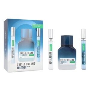 Benetton Set United Dreams Together For Him 3pzs 80ml Edt / 10ml Edt Am/ 10ml Edt Pm Caballero
