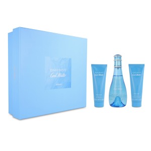 Davidoff Set Cool Water 3pzs 100ml Edt / Shower Gel 75ml/ Body Lotion 75ml Dama