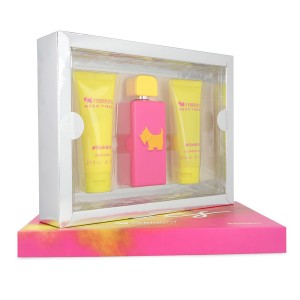 Ferrioni Set Ooh Girl! Neon Vibes 3pzs 100ml Edt / Body Lotion 75ml/ All Over Shampoo 100ml Dama