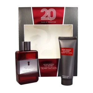 Antonio Banderas Set The Secret Temptation Men 20 Years 2pzs 100ml Edt Spray/ After Shave 75ml Caballero