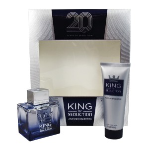 Antonio Banderas Set King Of Seduction 20 Years 2pzs 100ml Edt Spray/ After Shave 75ml Caballero