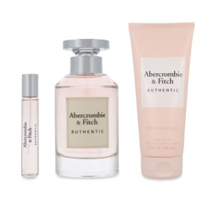 Set Abercrombie And Fitch Authentic 3Pzs 100Ml Edp Spray/ Body Lotion 200Ml/ 15Ml Edp Spray Dama