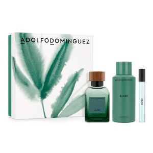 Set Adolfo Dominguez Bambu 3Pzs 120Ml Edp Spray/ Desodorante 150Ml Spray/ 10Ml Edp Spray Caballero