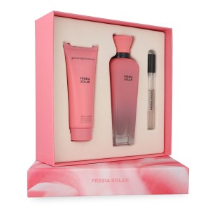 Set Adolfo Dominguez Fresia Solar 3Pzs 120Ml Edp Spray/ Body Lotion 75Ml/ 10Ml Edp Spray Dama
