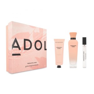 Set Adolfo Dominguez Terracota Musk 3Pzs 120Ml Edp Spray/ Crema De Manos 50Ml/ 10Ml Edp Spray Dama