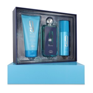 Set Afnan 9Am Dive For Men 3Pzs 100Ml Edp Spray/ Shower Gel 150Ml/ Desodorante 150Ml Spray Caballero