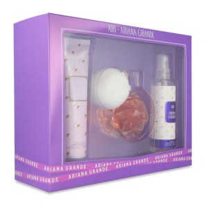 Set Ari By Ariana Grande 3Pzs 100Ml Edp Spray/ Body Mist 118Ml Spray/ Body Souffle 100Ml  Dama