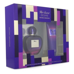 Set Banderas Her Secret Desire 2Pzs 50Ml Edt Spray/ Body Lotion 75Ml Dama