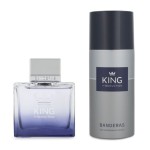 Set Banderas King Of Seduction 2Pzs 100Ml Edt Spray/ Desodorante 150Ml Spray  Caballero