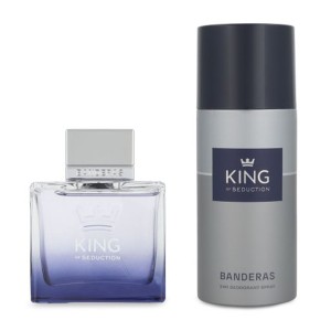 Set Banderas King Of Seduction 2Pzs 100Ml Edt Spray/ Desodorante 150Ml Spray  Caballero