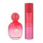 Set Banderas The Icon 2Pzs 100Ml Edp Spray/ Desodorante 150Ml Spray  Dama