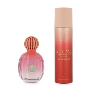 Set Banderas The Icon Splendid 2Pzs 100Ml Edp Spray/ Desodorante 150Ml Spray Dama
