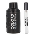 Set Benetton Colors Black Intenso 2Pzs 100Ml Edp Spray/ 10Ml Edp Spray Caballero