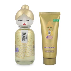 Set Benetton Sisterland Golden Vanilla 2Pzs 80Ml Edp Spray/ Body Lotion 75Ml Dama