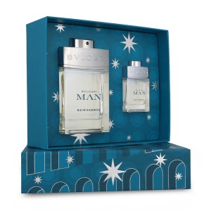 Set Bvlgari Man Rain Essence 2Pzs 100Ml Edp Spray/ 15Ml Edp Spray Caballero