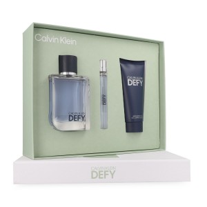 Set Calvin Klein Defy 3Pzs 100Ml Edt Spray/ Body Wash 100Ml / 10Ml Edt Spray  Caballero