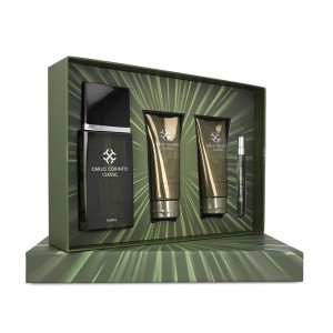 Set Carlo Corinto Classic 4Pzs 100Ml Edt Spray/ Body Shampoo 100Ml/ After Shave 100Ml/ 10Ml Edt Spray Caballero