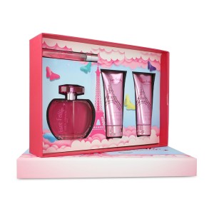 Set Carlo Corinto Fare Follie 4Pzs 100Ml Edt Spray/ Body Shampoo 100Ml/ Body Lotion 100Ml/ Hair Mist 10Ml Spray Dama