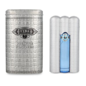 Set Cuba Prestige Platinum 2Pzs 90Ml Edt Spray/ 35Ml Edt Spray Caballero