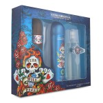 Set Cuba Wild Heart For Men 3Pzs 100Ml Edt Spray/ After Shave 100Ml/ Desodorante 200Ml Spray Caballero