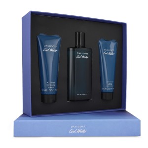 Set Cool Water 3Pzs 125Ml Edt Spray/ Shower Gel 75Ml/ After Shave 75Ml    Caballero