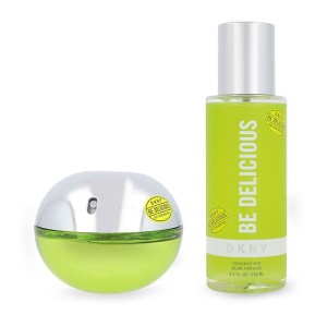 Set Dkny Be Delicious 3Pzs 100Ml Edp Spray/ Body Mist 125Ml Spray/ Bolso Pequeño Dama