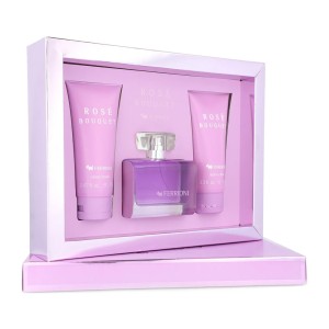 Set Ferrioni Rosé Bouquet 3Pzs 100Ml Edt Spray/ Hand Cream 75Ml/ Body Lotion 100Ml Dama