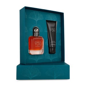Set Armani Stronger With You Intensely 2Pzs 50Ml Edp Spray/ Body Shampoo 75Ml Caballero