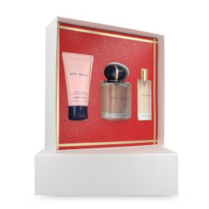 Set Giorgio Armani My Way Nectar 3Pzs 90Ml Edp Spray/ Body Lotion 50Ml/ 10Ml Edp Spray Dama
