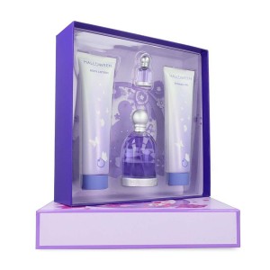 Set Halloween 4Pzs 100Ml Edt Spray/ Body Lotion 150Ml/ Shower Gel 150Ml / 4.5Ml Edt  Dama