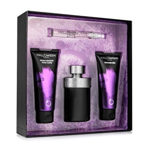 Set Halloween Man 4Pzs 125Ml Edt Spray/ Face Care 100Ml/ Shower Gel 100Ml/ 10Ml Edt Spray    Caballero