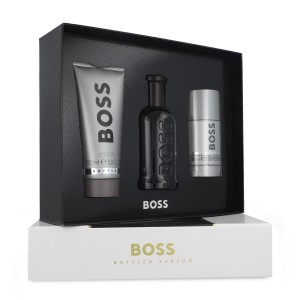 Set Boss Bottled Parfum 3Pzs 100Ml Edp Spray/ Shower Gel 100Ml/ Desodorante Stick 75Ml Caballero