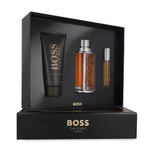 Set Boss The Scent 3Pzs 100Ml Edt Spray/ Shower Gel 100Ml/ 10Ml Edt Spray Caballero
