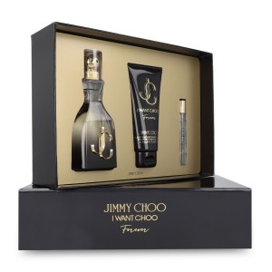 Set Jimmy Choo I Want Choo Forever 3Pzs 100Ml Edp Spray/ Body Lotion 100Ml/ 7.5Ml Edp Spray   Dama