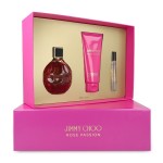 Set Jimmy Choo Rose Passion 3Pzs 100Ml Edp Spray/ Body Lotion 100Ml/ 7.5Ml Edp Spray Dama
