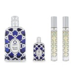 Set Orientica Luxury Collection Royal Bleu 4Pz 80Ml Edp Spray/ 7.5Ml Edp/ 10Ml Edp Spray X2 Unisex