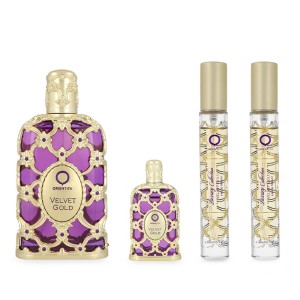 Set Orientica Luxury Collection Velvet Gold 4Pzs 80Ml Edp Spray/ 7.5Ml Edp/ 10Ml Edp Spray X2 Unisex