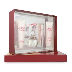 Set Paris Hilton Can Can 4Pzs 100Ml Edp Spray/ Body Lotion 90Ml/ Shower Gel 90Ml/ 10Ml Edp Spray       Dama