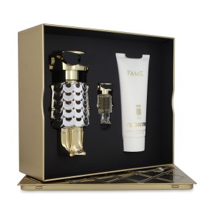 Set Fame 3Pzs 80Ml Edp Spray/ Body Lotion 100Ml/ 4Ml Edp Spray Dama