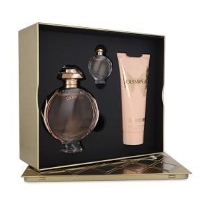 Set Olympea 3Pzs 80Ml Edp Spray/ Body Lotion 100Ml/ 6Ml Edp     Dama