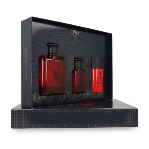Set Polo Red 3Pzs 125Ml Edt Spray/ 40Ml Edt Spray/ Desodorante Stick 75G Caballero
