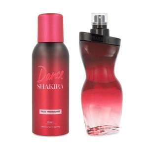 Set Shakira Dance Red Midnight 2Pzs 80Ml Edt Spray/ Desodorante 150Ml Spray    Dama