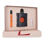 Set Black Opium 3Pzs 90Ml Edp Spray /10Ml Edp Spray / Lipstick 1.3G Dama