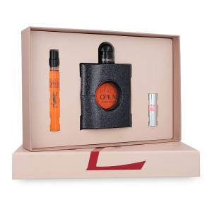 Set Black Opium 3Pzs 90Ml Edp Spray /10Ml Edp Spray / Lipstick 1.3G Dama